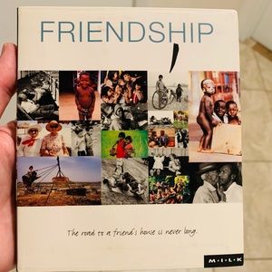 Small photography coffee table book love, laughter, friendship, special edition
